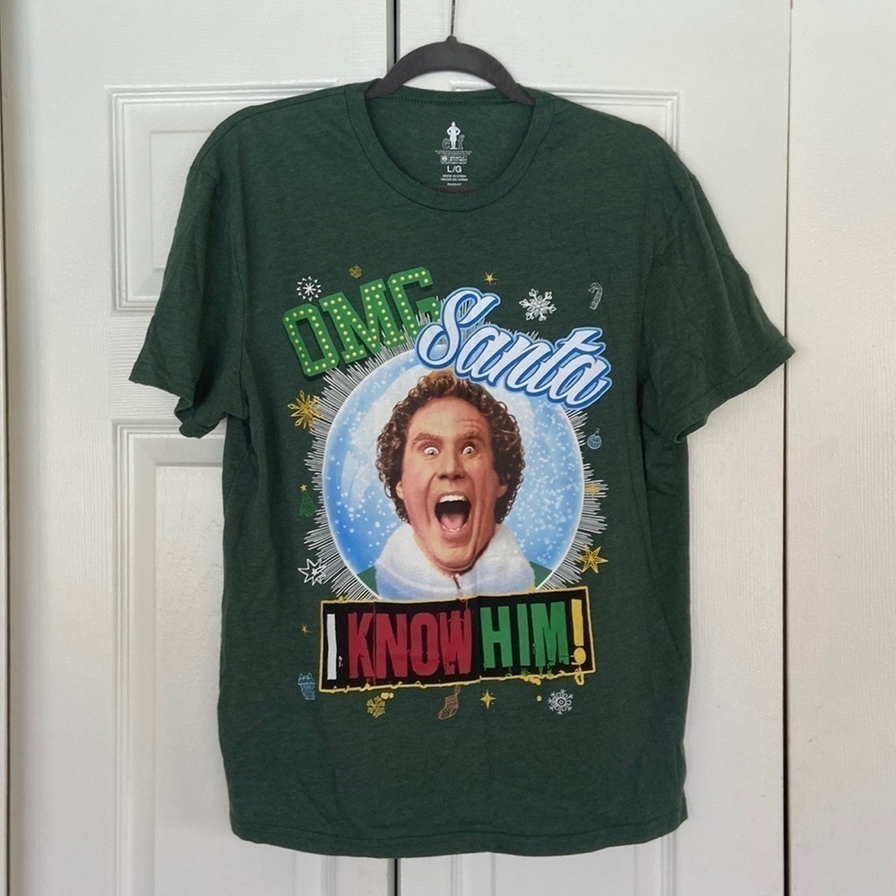 Elf holiday t shirt size large